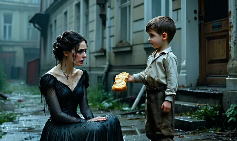 Oddałem jej ostatnią kanapkę, nie wiedząc, że mogła kupić cały świat. Ale nie szczęście, które straciła...