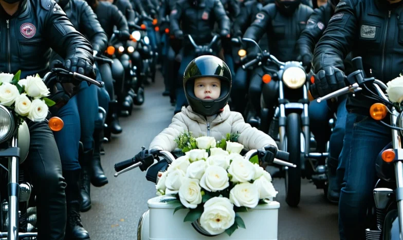 Setki motocyklistów na pogrzebie chłopca, którego nikt nie chciał pochować – historia, która poruszyła całe miasto