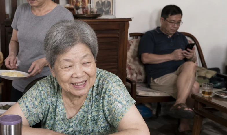 媽在醫院，我們三個卻沒一個在笑