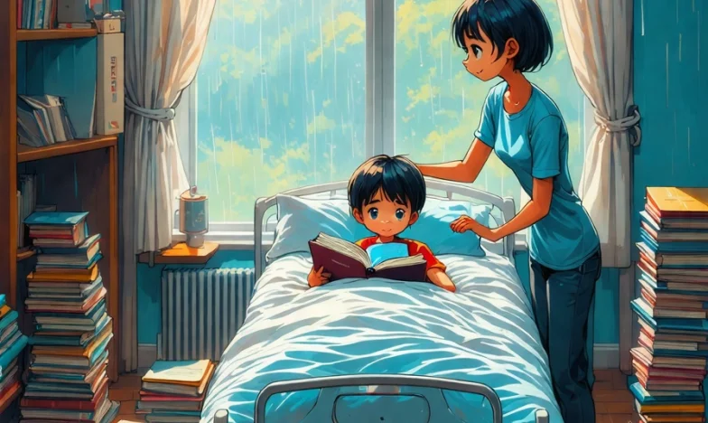 Lágrimas en las páginas: La historia de Leila y los libros para el hospital infantil