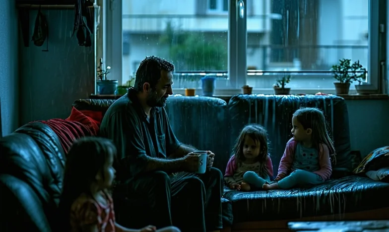 Bajo la lluvia de Madrid: Un padre, dos niñas y una nueva familia