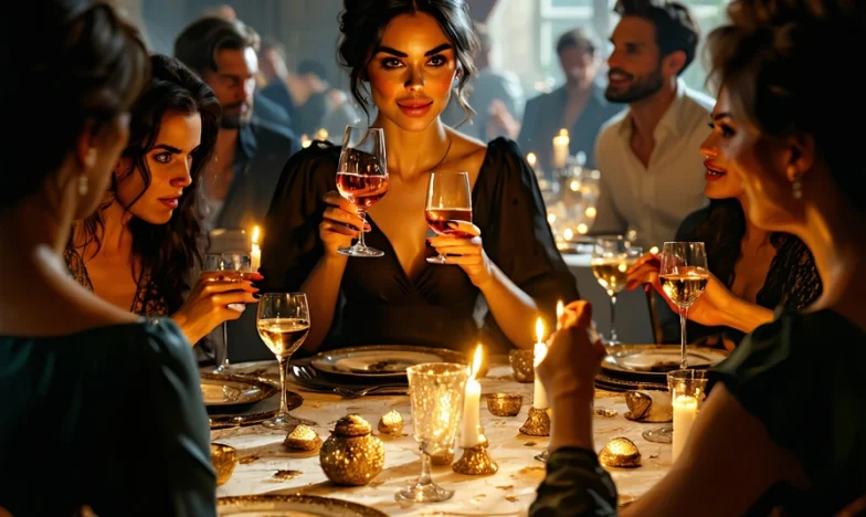 El brindis envenenado: secretos bajo la mesa