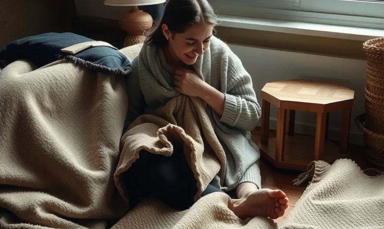 El día que mamá se fue: las mantas de la memoria