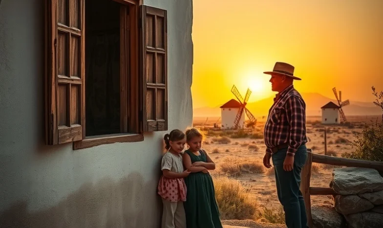 “Por Favor No Pase,” Dijo Una Madre Soltera Al Forastero Solitario Que Llamó A Su Puerta En La Mancha
