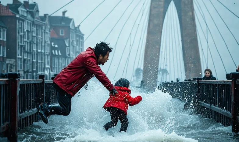 Over de Rand: Mijn Sprong in het Onbekende op de Erasmusbrug