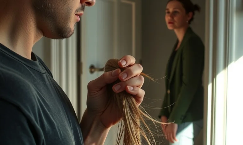 Vaarwel, Maar Vergeet Je Troep Niet! Charles Vond Mijn Haar op de Stoel