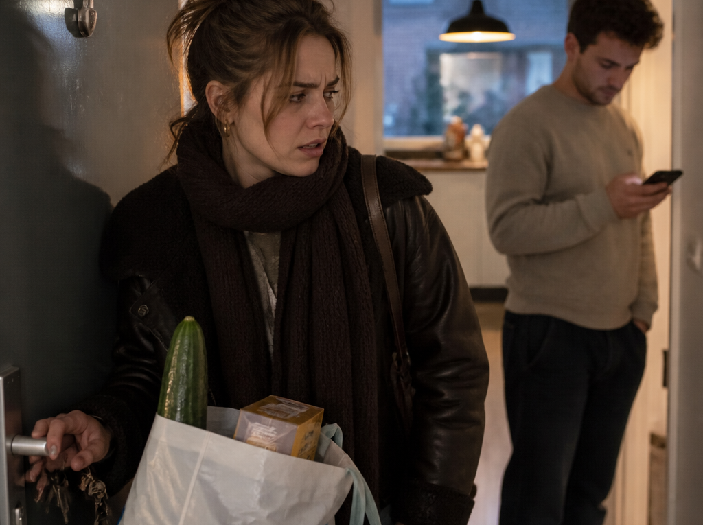 “Je hebt het wéér aan je moeder verteld, hè?” — en toen viel alles stil in de gang