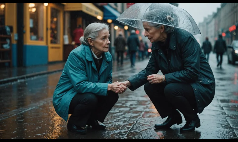 El peso de los secretos: La mujer bajo la lluvia