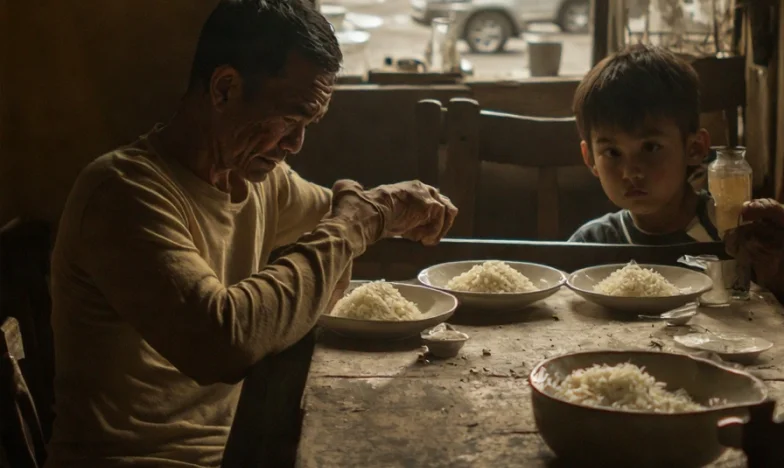 El padre que comía arroz para que su hijo pudiera comer carne: una historia de amor, orgullo y desencanto