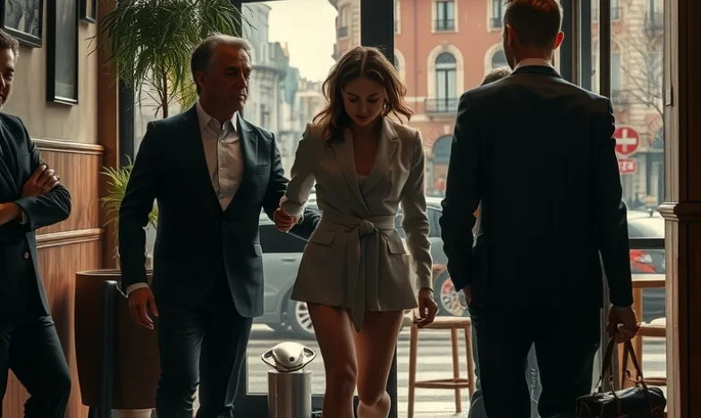 La camarera y el secreto del abuelo del barrio