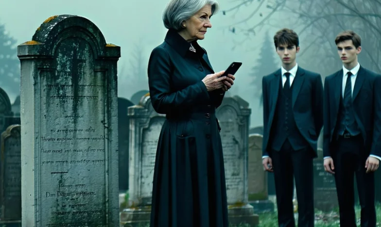 Na pogrzebie męża dostałam SMS: „Żyję. Nie ufaj naszym dzieciom.” – Historia, która zniszczyła moją rodzinę