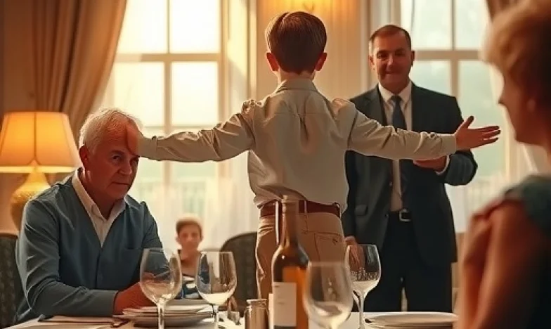 A milliomos fia felugrott az asztalra és rákiabált a pincérnőre – de amit ő tett, arra senki sem számított