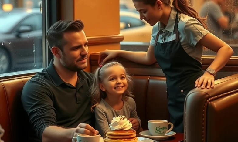 “Daddy, That Waitress Looks Just Like Mom!” — The Day My World Stopped in a Small-Town Diner