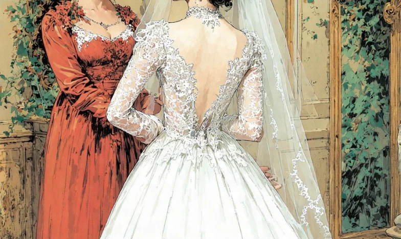 Az anyósom fehér ruhában jelent meg a lagzimon – de most végre valaki megállította