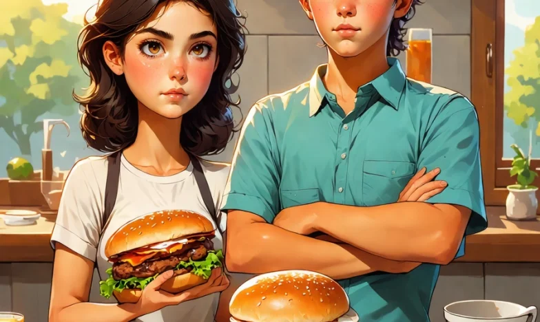 „Nie pozwolę ci zjeść tego burgera!” – Historia o rodzinie, miłości i granicach